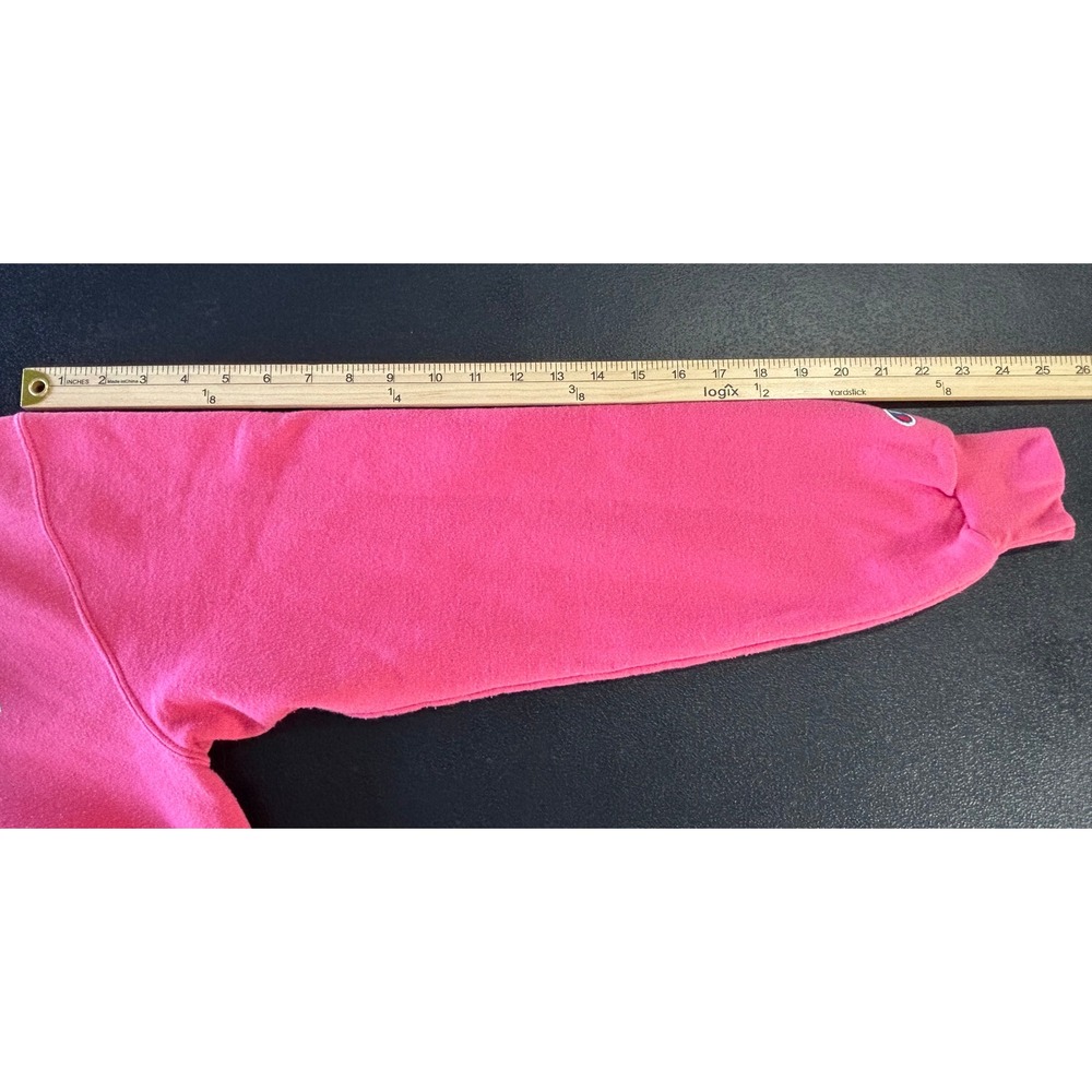 Champion Columbia University Hoodie‎ Pink Teachers College TC Graphic Sweatshirt - Picture 8 of 13